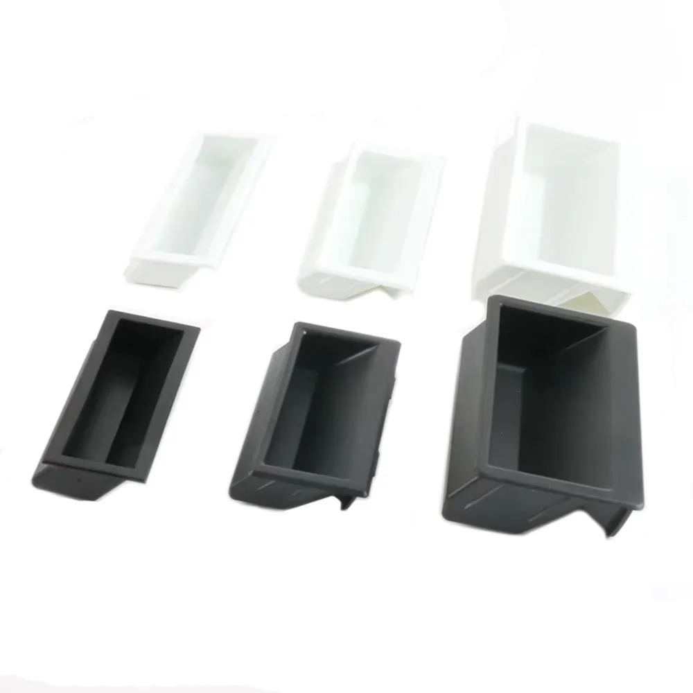LS537 Concealed Black Cabinet Door Handle Embedded and Plastic with Nylon Handle Metal & Metal Products Category supplier