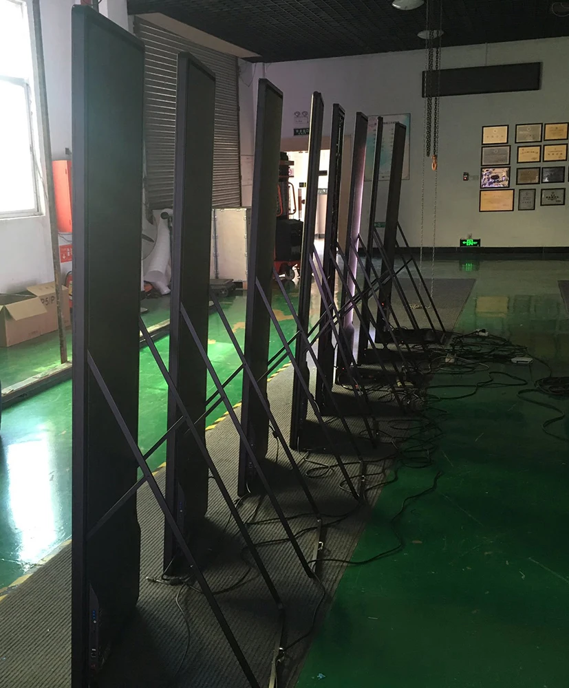 P1.875 p2.5 P3 floor standing led display WIFI USB indoor led poster
