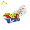 Custom casting technique cheap metal badge airplane lapel pin