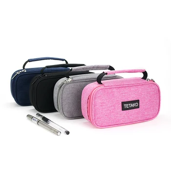 large pencil case with compartments