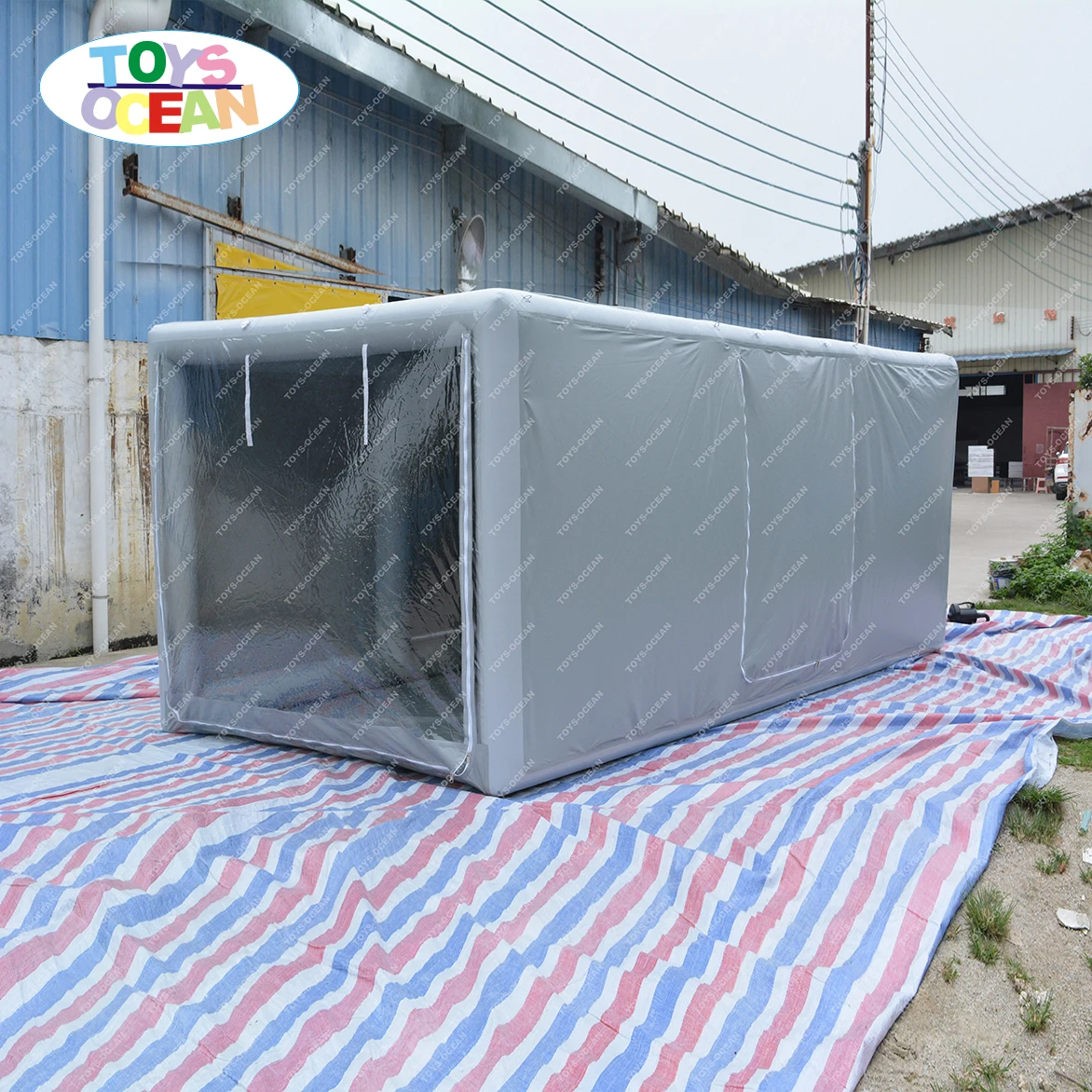 Gray Cover Garage Tent Inflatable Car Capsule For Adult Buy Car