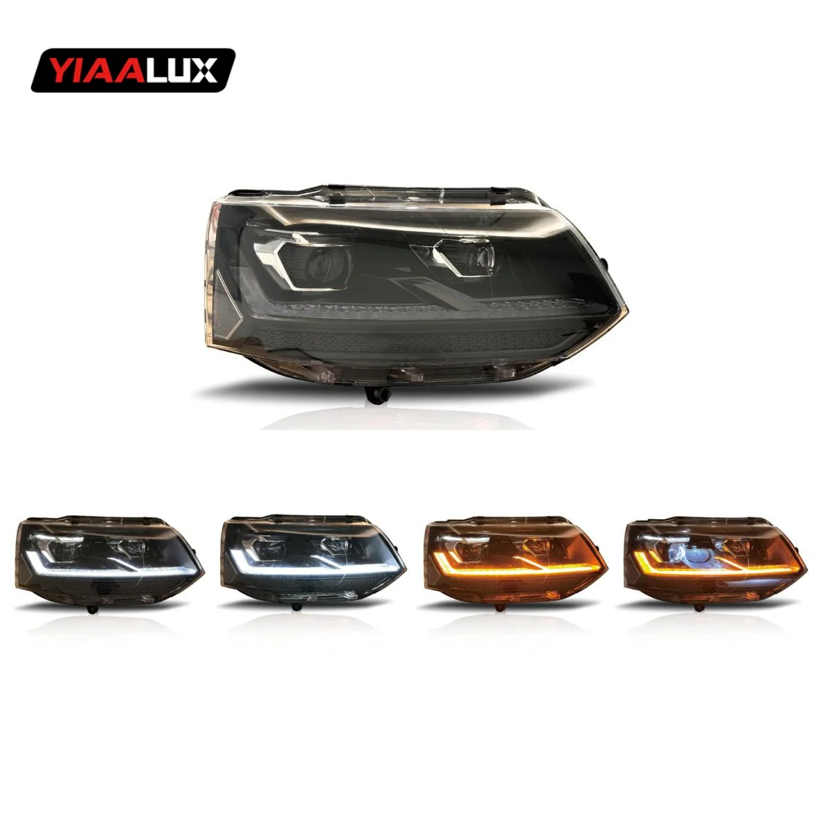 product full led headlights 2011 2015 head lamp for caravelle t5 for volkswagen transporter vw t 5 headlight plug and play-34