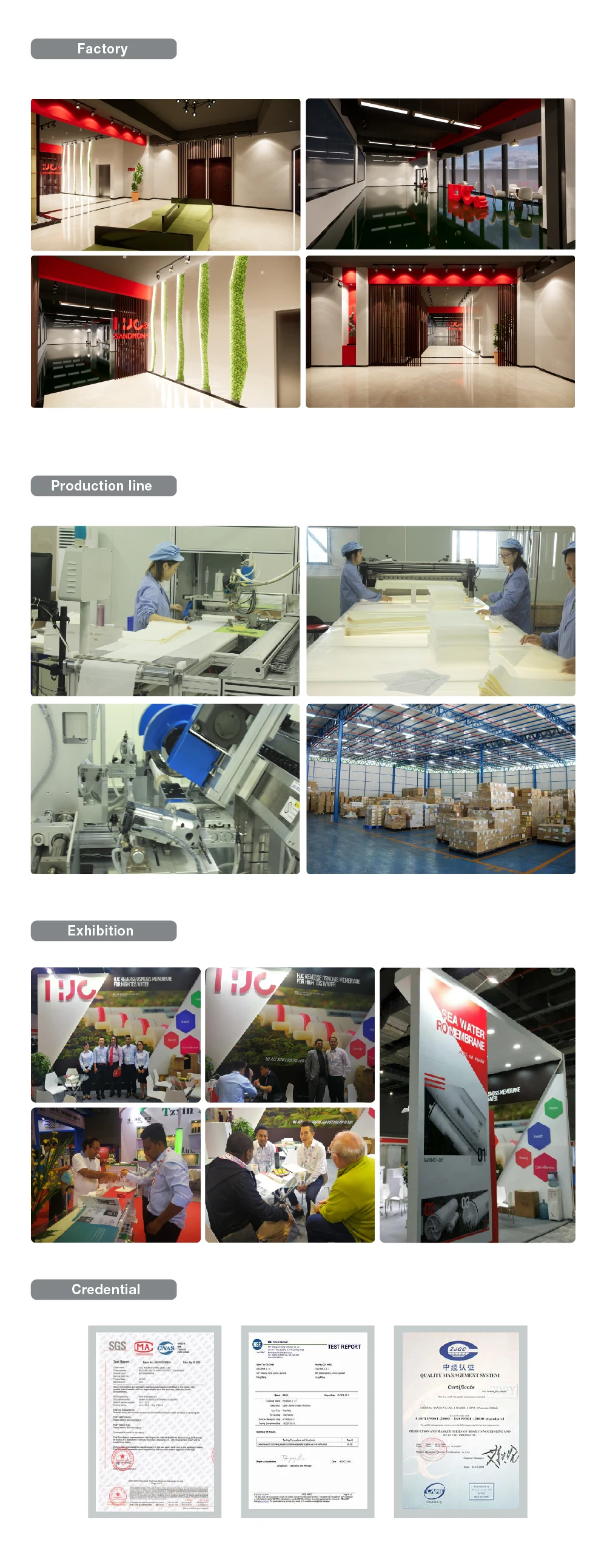 HJC HF polyamide membrane raw materials for ro membrane reverse osmosis flat sheet
