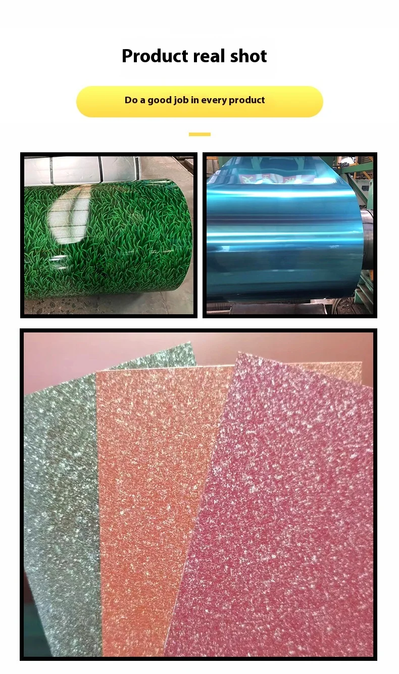 Manufacturer's Durable Color Steel Coil 100 Color Options for Printing & Coating Durable Metal Plate