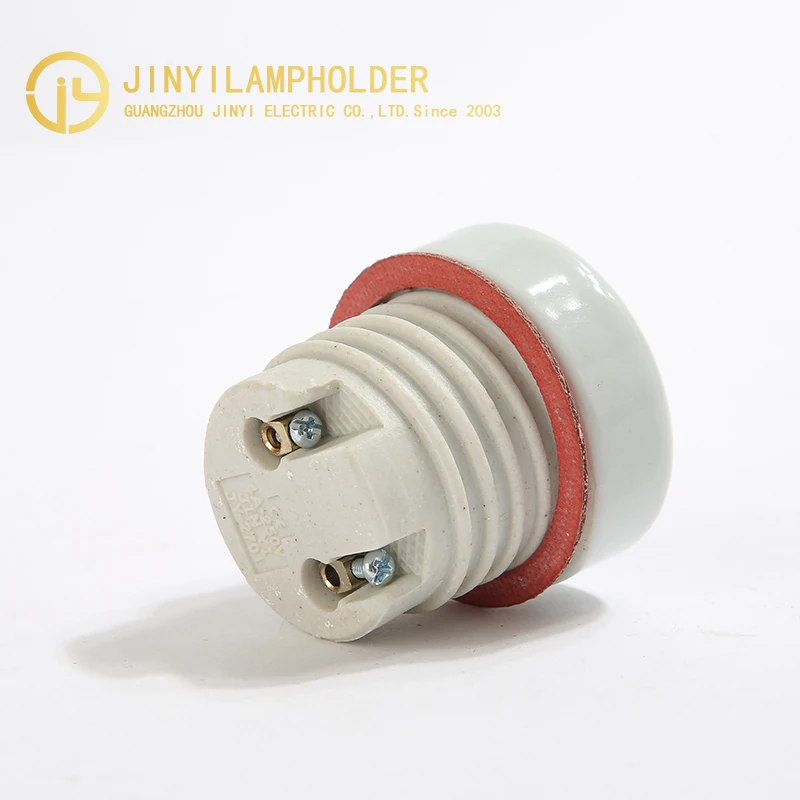 Factory Price Waterproof E27 Lamp Holder Black White Porcelain Ceramic