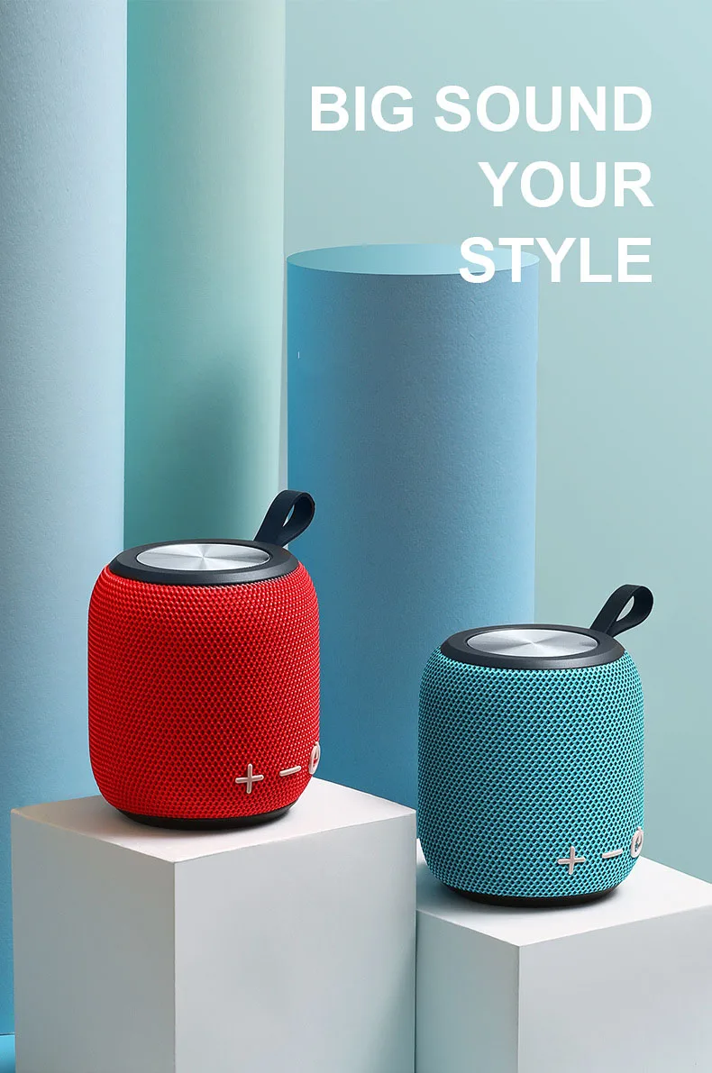 New M7 Outdoor fabric mini portable smart IPX7 waterproof wireless bluetooth speaker - ANKUX.COM