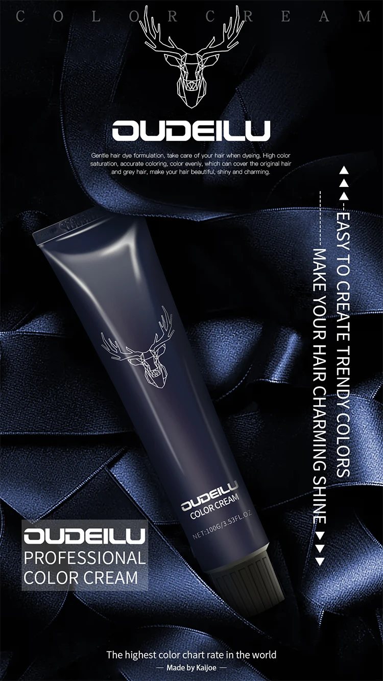 Organic Wholesale Salon Low Ammonia Hair Color Long Lasting