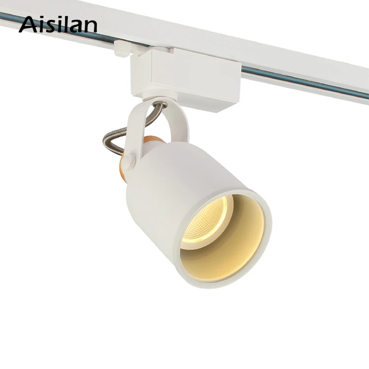 new design commercial indoor showroom design anti glare COB ceiling surface Spot led track lights lamp