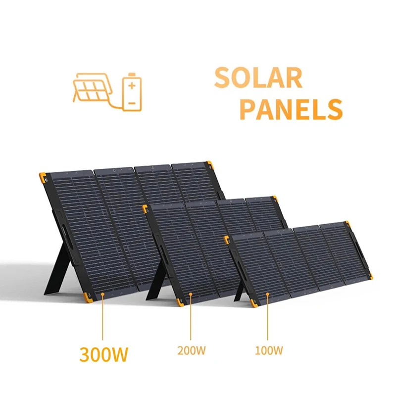 Side-by-side comparison of rigid, flexible, and foldable 100W solar panels