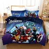 exporters black flat king double bed sheet with avengers design, biancheria da letto