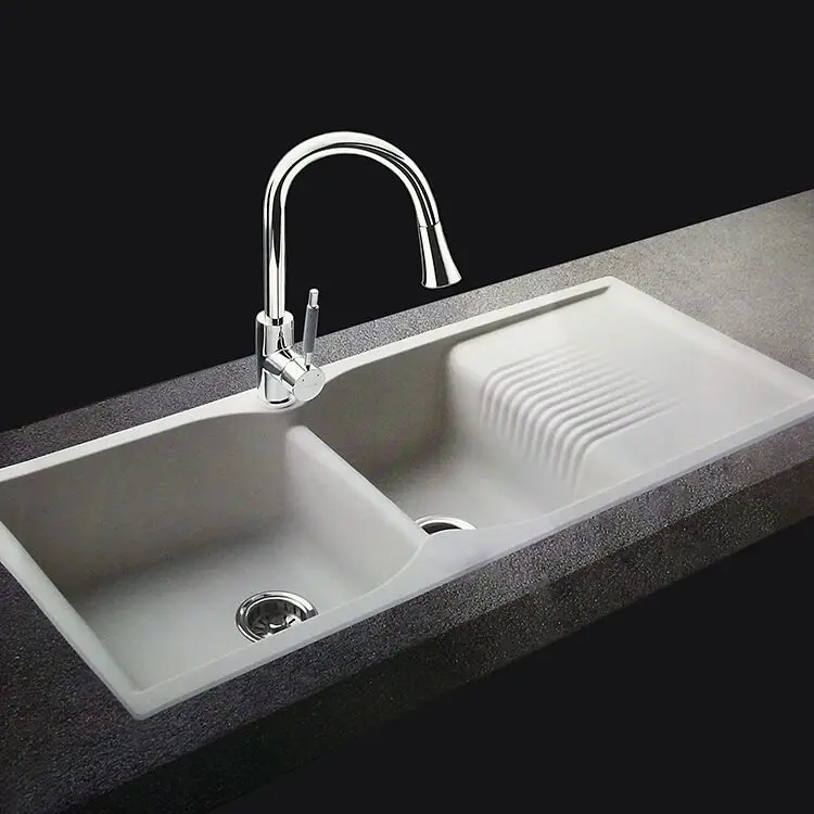 Мойка кухонная кварцевая. Kitchen Sink k700 Quartz Composite 800mm. Раковина кухонная двойная. Сдвоенная раковина для кухни. Двойная керамическая мойка для кухни.