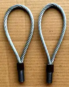 镀锌钢丝绳螺纹吊环作为预制混凝土配件 rd18