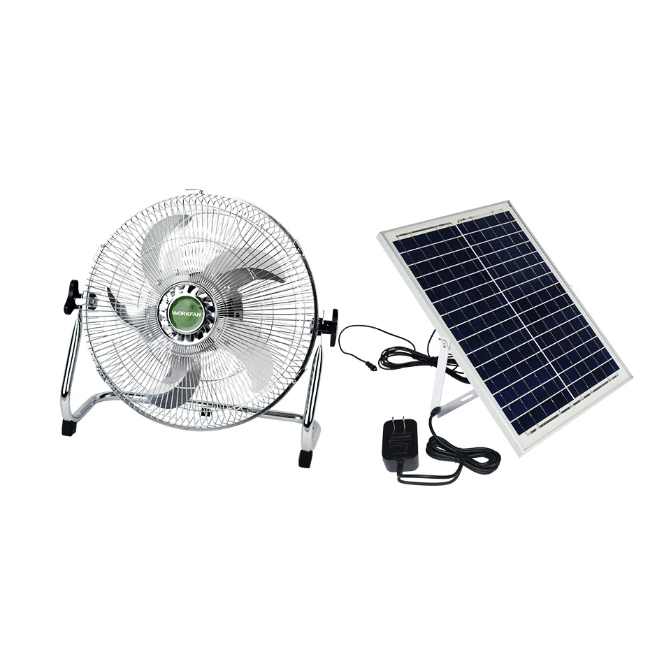 12英寸太阳能通风风扇 12 伏porta blerechargeable太阳能风扇太阳能