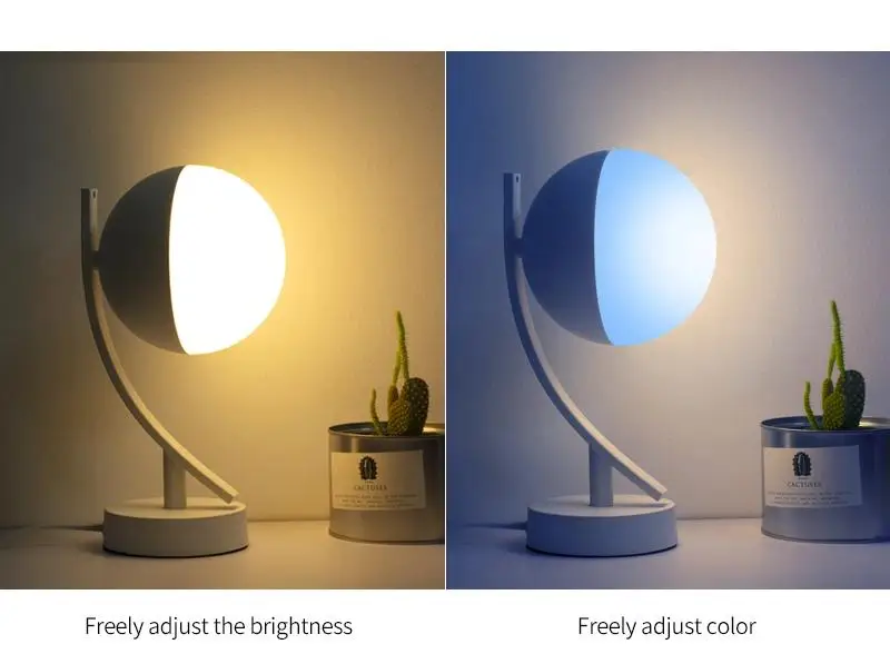 Google Home Wifi Controlled Table Lamp With Usb Port Touch Led Smart Table Lamp