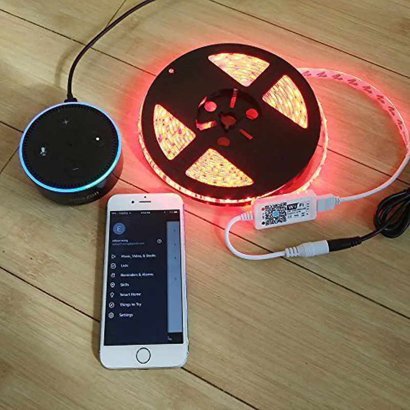 5050 RGB wifi bluetooth RF control music strip light dance led lighting smart led strip light