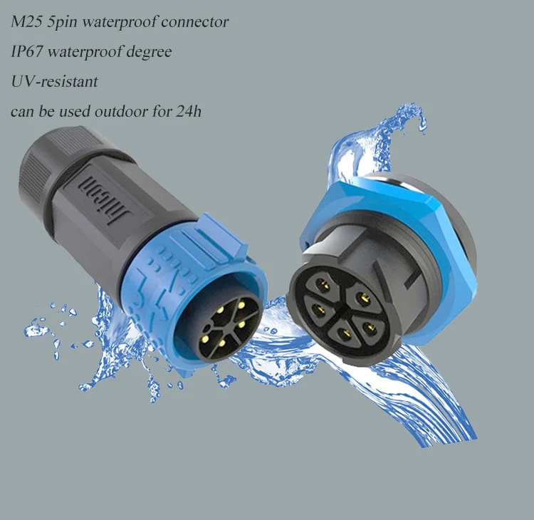 Jnicon M25 2 3 4 5 39 220 Pin Ip67 Waterproof Power Signal Connector For Led Display Buy 4047