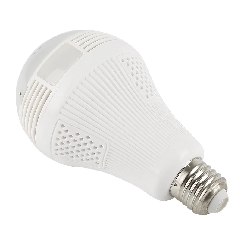 
360 Degree Panoramic Fisheye 1080P LED IP CCTV Wifi Camera with Light Bulb and Support Motion Detection 