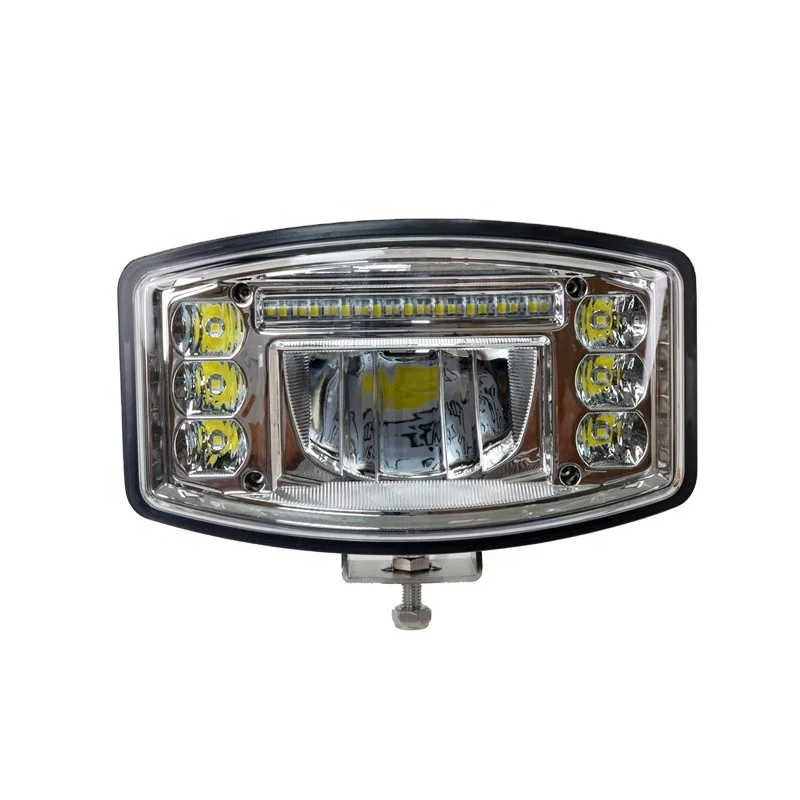 waterproof high quality E-Mark R112 high beam 60W led truck headlight with 12W DRL position light led headlights for truck