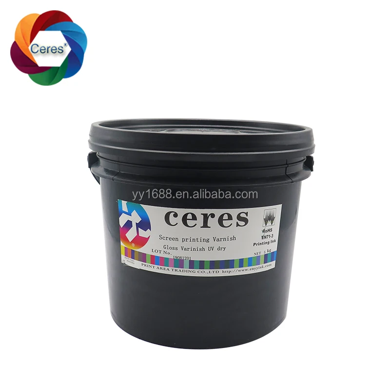 Screen Printing Uv Varnish 5kg Per Barrel Glossy/matt Uv Dry Buy Uv