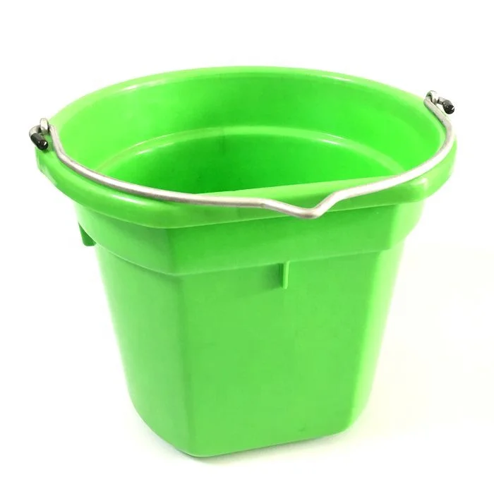 20 Quarts Plastic Flat Back Horse Feeding Buckets For Sale Buy