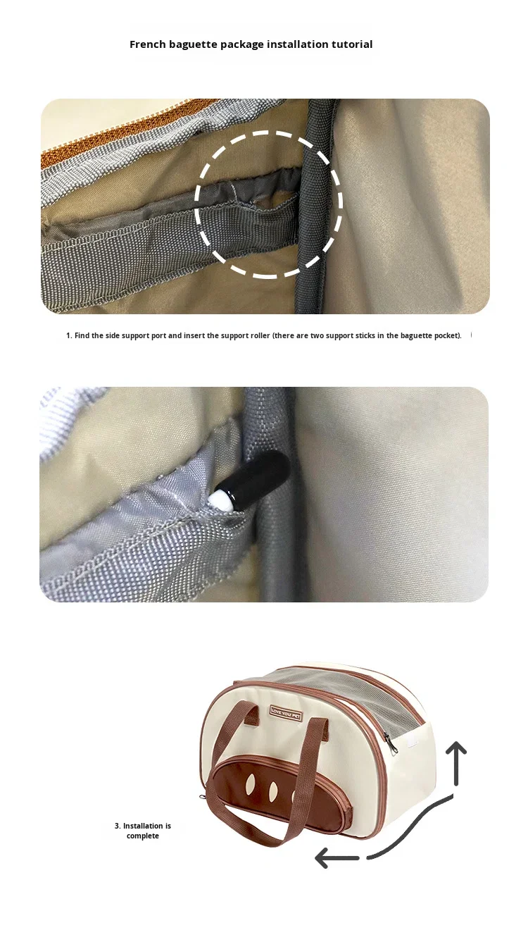 Toast Cat Dog Breathable Spring Outing Portable Folding Pet Backpack ...