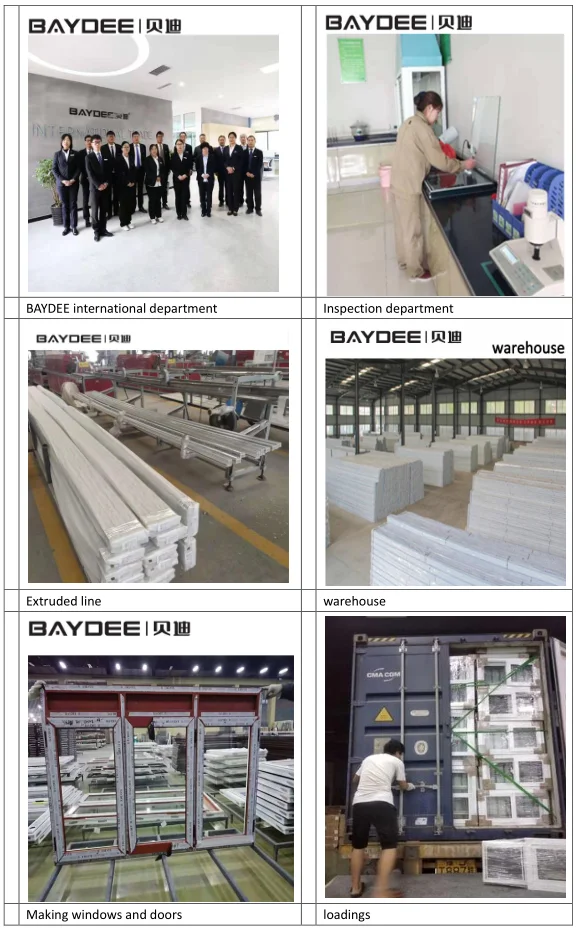 BEIDI laminated pvc upvc profile