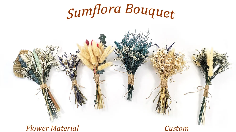 Summerflora Amazon Top Selling Decorative Flowers Dried Flower Bouquet
