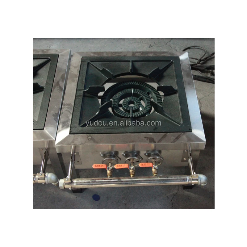 Factory enlarge cooktop 3 4 burner ranges gas stove with adjustable leg