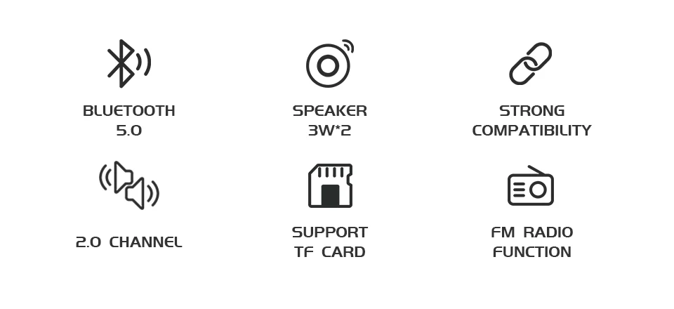 Recharged Wireless 3W waterproof wireless Speaker with deep bass mini bluetooths speakers multifunctional wireless speaker - ANKUX.COM