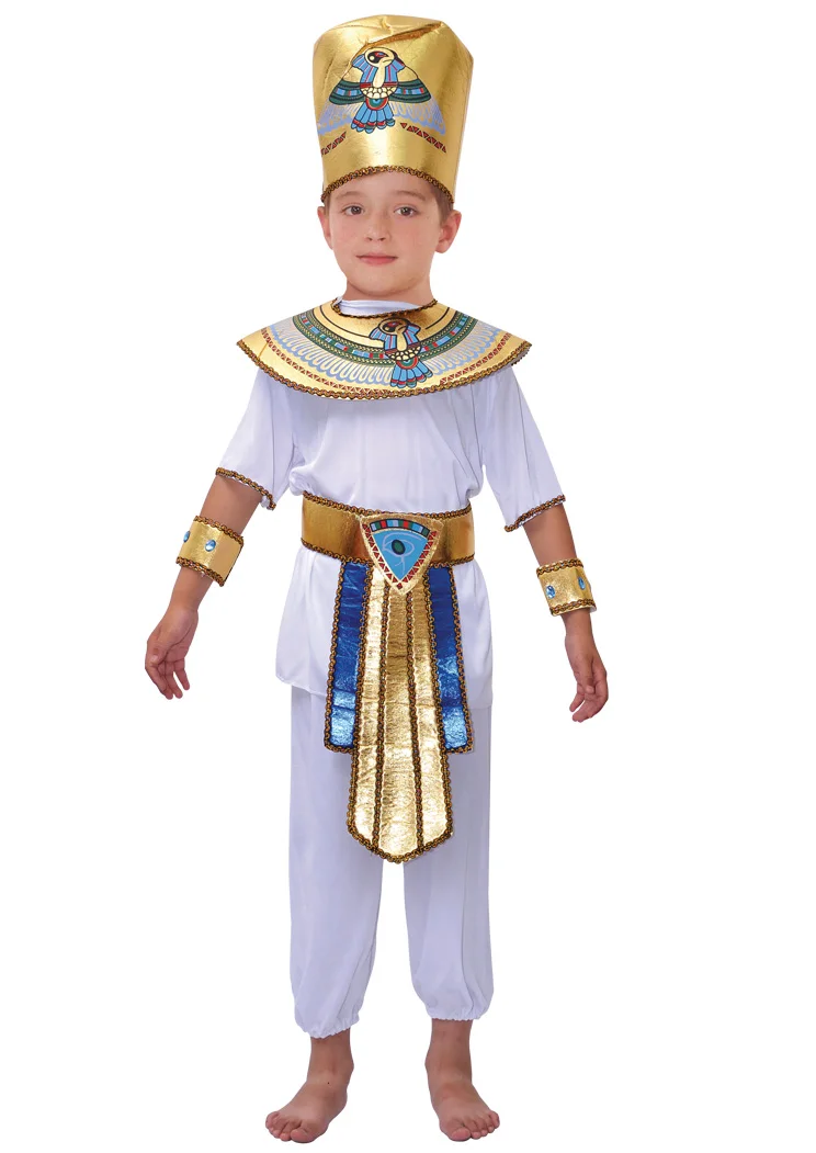 角色扮演埃及传统领域女王国王服装白色礼服 -- hsg90406-405