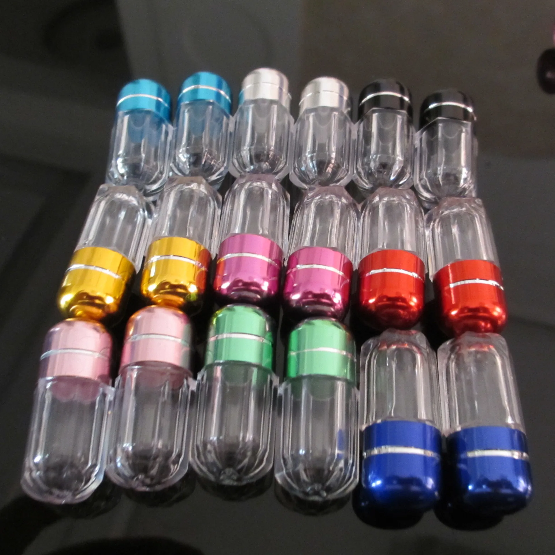 SBYURE 120 Pieces 5 ML Plastic Sample Bottles Vial Storage Mini
