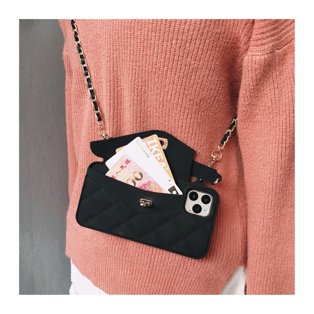 Fashion & Stylish Crossbody Handbag Tpu Phone Shell Back Cover Mobile