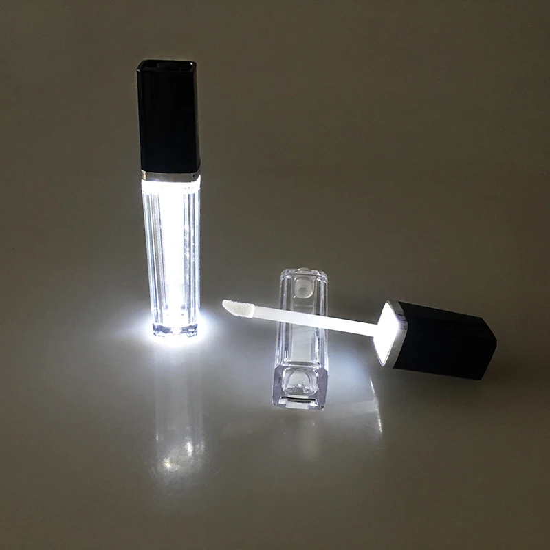 9ml Empty Lip Gloss Container With Led Light And Mirror Led Lip Gloss