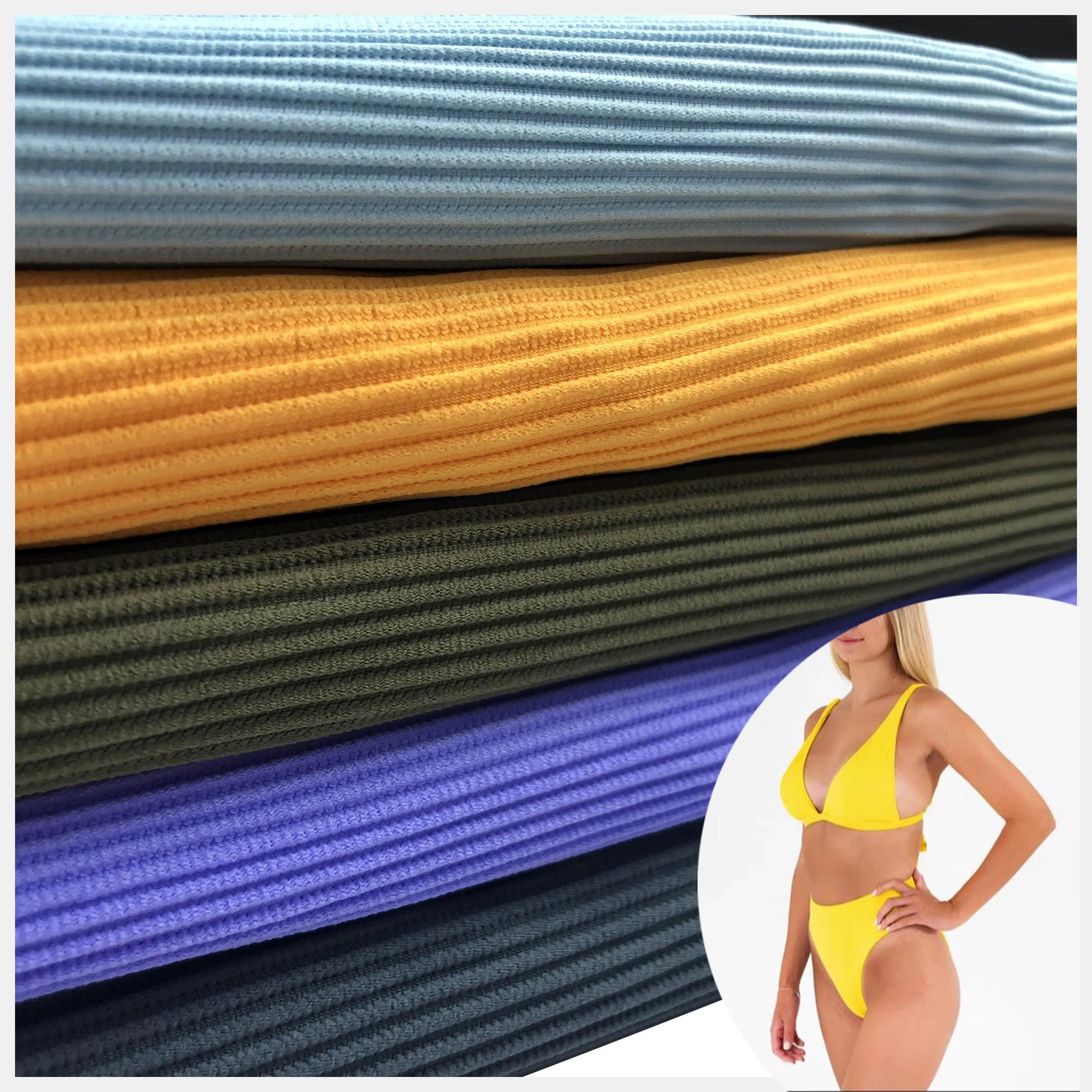 

Rib Fabric for wimsuit,1 Yard, Customized color