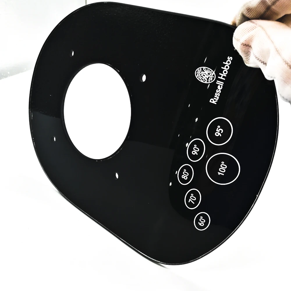 High Quality Home Toughened Electric Appliance tempered Touch Screen Glass