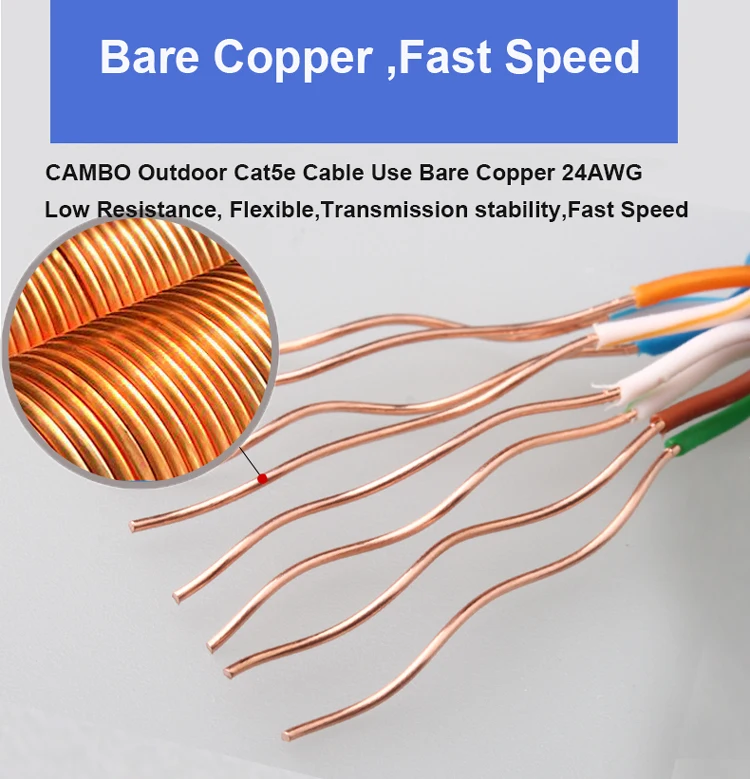 Uv Resisyance Waterproof E Cable Cat5e Outdoor Cat5 2pr Cable Uv Resistance Cable Buy Cat5 2pr