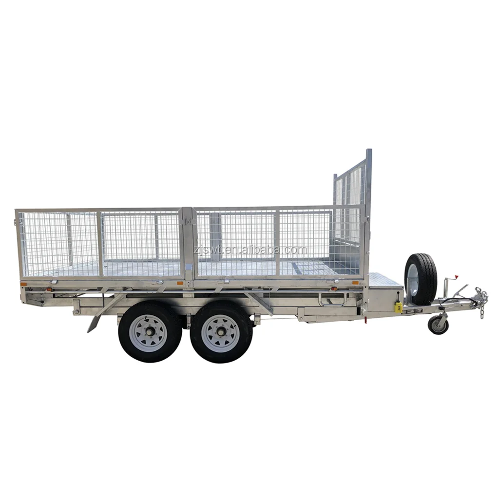 14x7 Galvanized Utility Flatbed Truck Trailer (swt-ftt147) - Buy