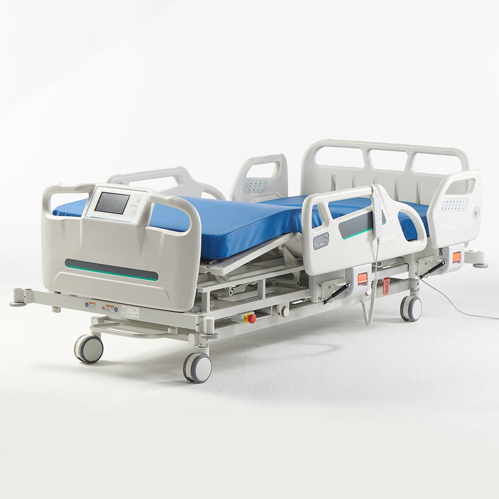 Seven-function electric hospital bed wholesale price ICU patient care medical bed central control system supplier