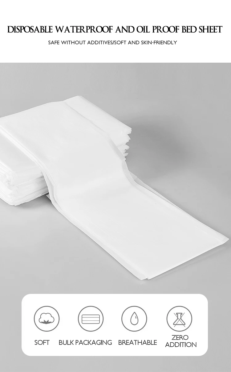 Best Selling Disposable Pp+pe Nonwoven Waterproof Oilproof Bed Sheets