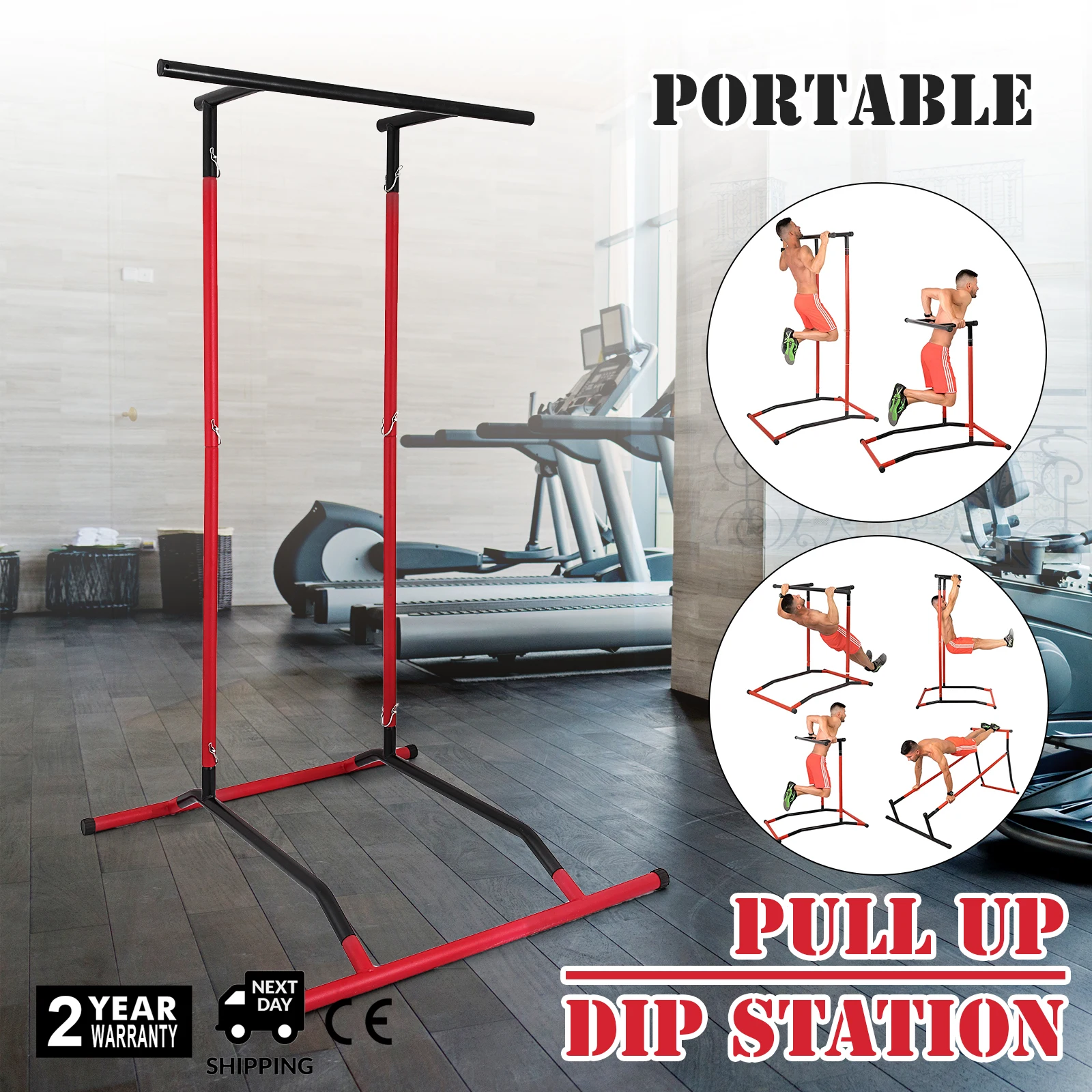 Portable Pull Up Station Chin Dips Pullups China Assisted Machine