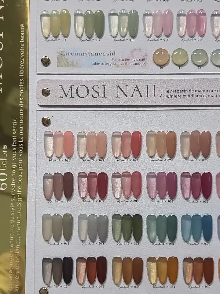 MOSI NAIL 60色 ネイルカラー MOSI 60 Colors Eco-Friendly UV Gel Nail Kit for Salon Quality Nail