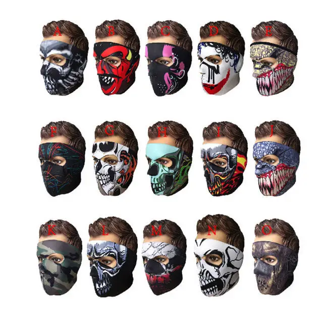 Full Face Mask Black Neoprene Winter Sports Ski Bikers for sale online 