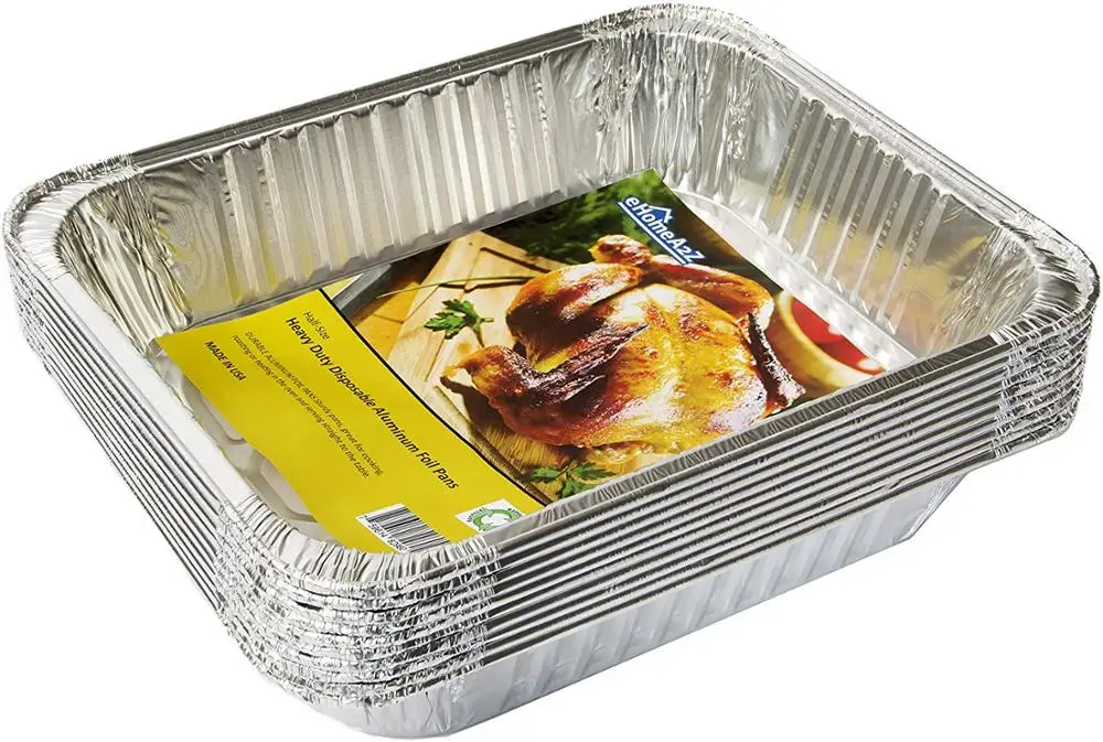 Round Square Bbq Disposable Aluminum Foil Foil Broiler Pan Buy