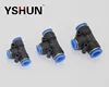 Male PEN Tee Pneumatic tube fittings pu hose fitting