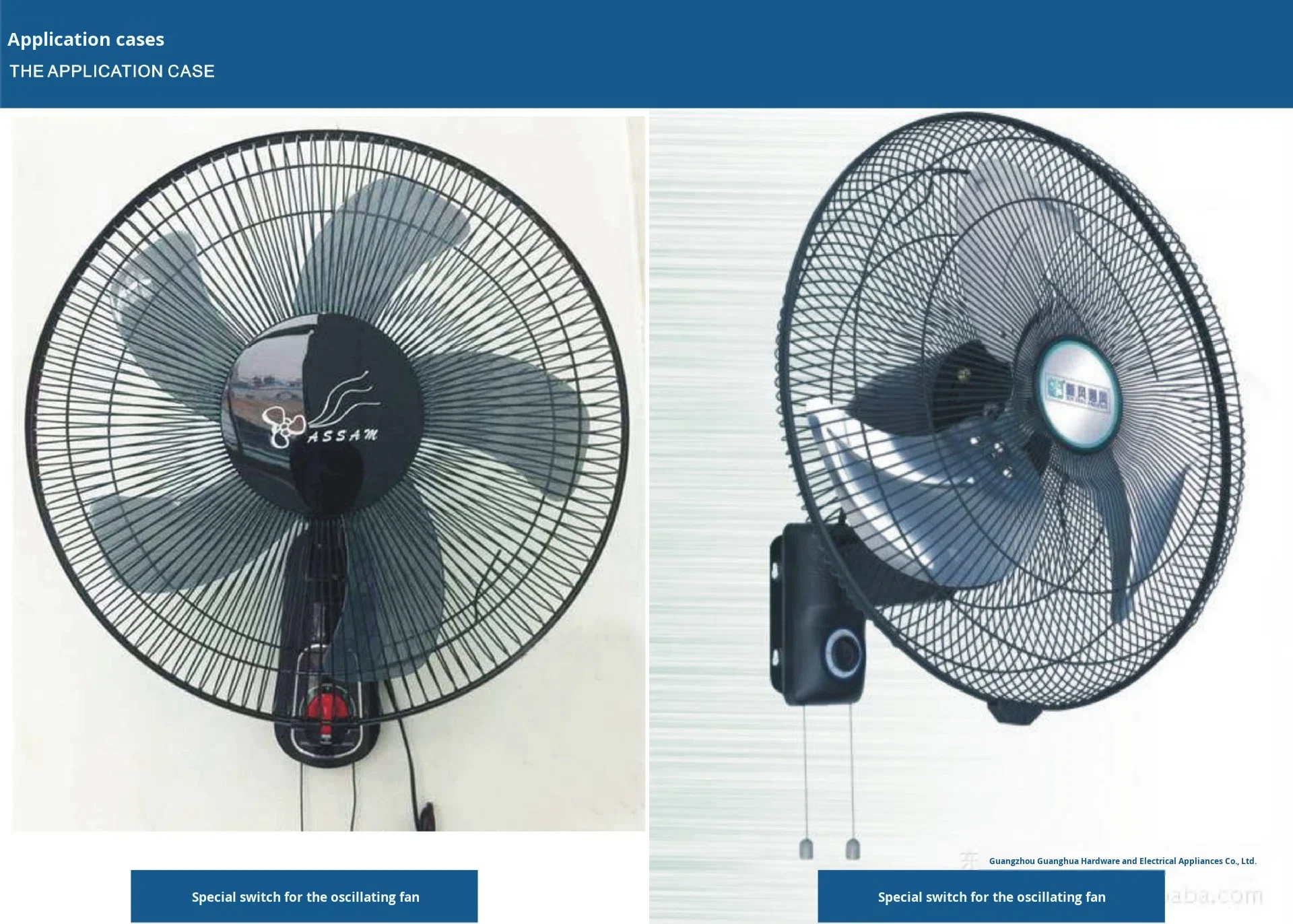 Wall Fan, 1.5A, 250VAC, Plastic, CQC - detail 4