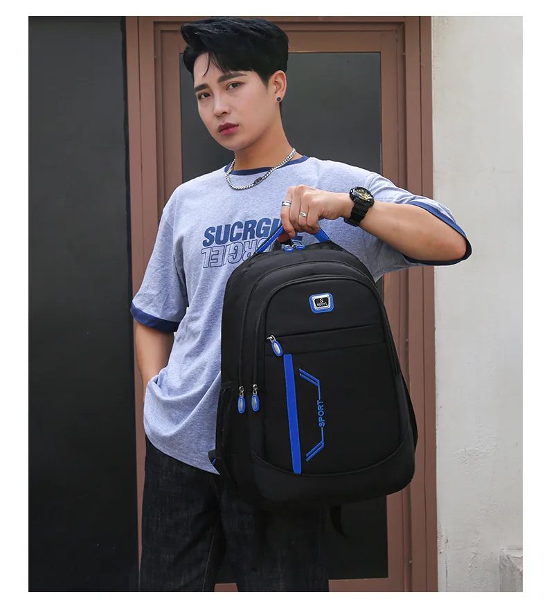 Women's Korean Style Large Capacity Backpack Men's Computer Bag Fashionable Schoolbag for Junior Senior High School Backpack