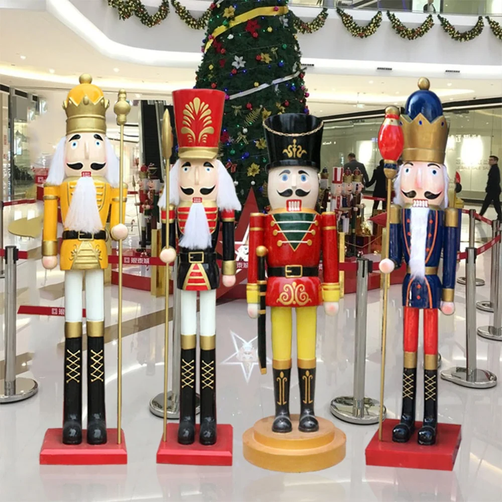 Support Customized Large Life Size Nutcracker Sculpture/fiberglass