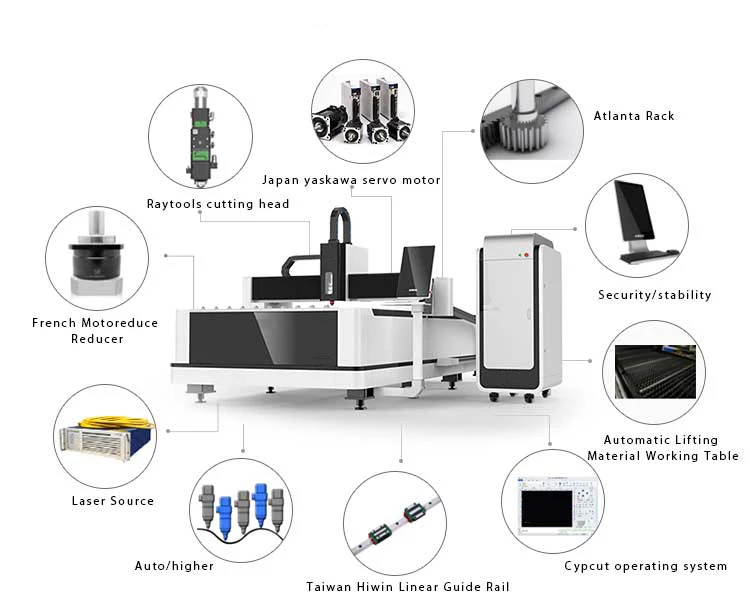 2021 Factory Price Steel Iron Fiber Laser Cutting Machine Sheet Metal Cutter 1000 W 2000 W 3000 W Raycus Buy Fiber Laser 2000w 3000w Cutting Machine Steel Iron Metal Cnc Fiber Laser