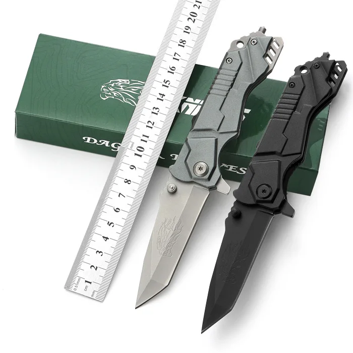 folding tactical knife bearing system pocket flip knife tool