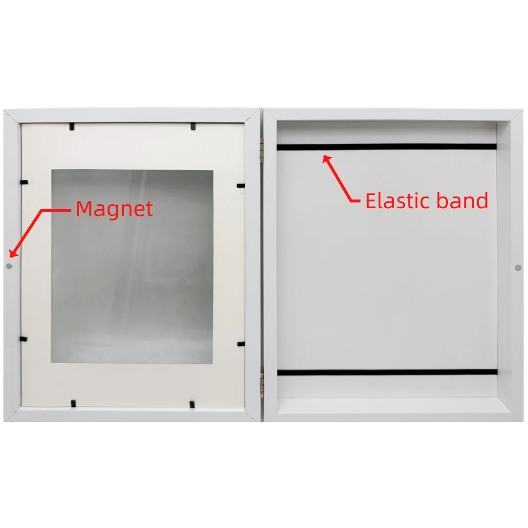 Kids Artwork Picture Frame A4 Size Changeable In Black Wood With